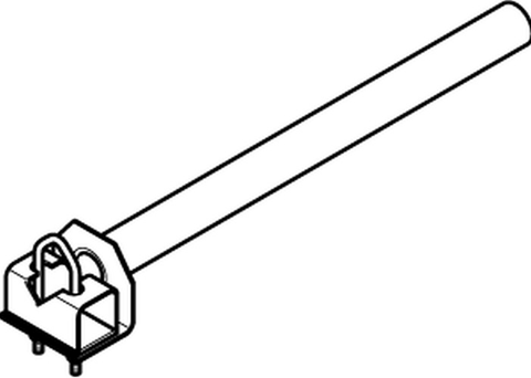 Schneider Electric AM-676 SmartX, Damper Actuator Accessory, Universal Shaft Extension, 9-1/2 in length  | Blackhawk Supply