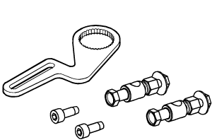 Schneider Electric AM-735 SmartX, Damper Actuator Accessory, Crank Arm Kit, for MF41-6153 and MS41-6153  | Blackhawk Supply