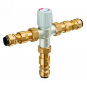 Resideo AM100C1070-SB-1LF AM-1 1/2 in. Lead Free 1070 Mixing Valve with Push Connect  | Blackhawk Supply