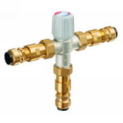 Resideo AM100C1070-SB-1LF AM-1 1/2 in. Lead Free 1070 Mixing Valve with Push Connect  | Blackhawk Supply