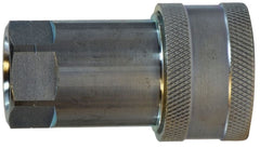 Midland Metal Mfg. ANV1F 1 NPT ISO-A QD COUPLER, Pneumatics, Hydraulic Quick Disconnects, Female Pipe Coupler ISO-A Interchange  | Blackhawk Supply