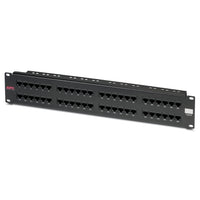 CAT6PNL-48 | APC CAT 6 Patch Panel, 48 port RJ45 to 110 568 A/B color coded | APC by Schneider Electric