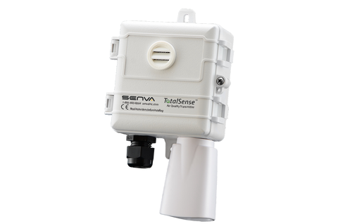 Senva Sensors AQ2O-BD2AAJD OAQ Outdoor Mount | BACNet/Modbus | CO2 | RH | 1k8 Thermistor | Display  | Blackhawk Supply