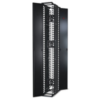 AR8645 | Performance, Vertical Cable Manager for 2 & 4 Post Racks, (84 H x 10 W) IN, Double-Sided with Doors | APC