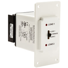Macromatic ARF012A6R Duplex Alternating Relay | 10 Amp | 12VAC | SPDT | 8 pin | selector switch | flange mount  | Blackhawk Supply