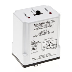 Macromatic ARP120A8R Duplex Alternating Relay | 5 Amp | 120VAC | DPDT | 8 pin | selector switch | cross wired | 3-switch input for S.O.S.O. Operation  | Blackhawk Supply