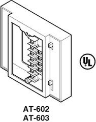 Schneider Electric AT-602 ROOM STAT SUBBASE  DP4T  | Blackhawk Supply