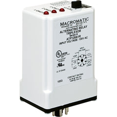 Macromatic ATP120A1R Triplex/Duplex Alternating Relay | | 120VAC | (3) 3 Amp SPNO | 8 pin | selector switch  | Blackhawk Supply