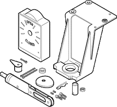 Schneider Electric AV-650 Linkage Kit For Mounting Electric Gear Train Actuators on Honeywell V-5011 and V-5013, 1/2 - 3" Valve Bodies  | Blackhawk Supply