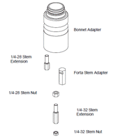 AV-817 | Adapter Kit for Robertshaw V2566, V2567, V2568, V6600, V6700, and V6800 1/2