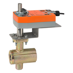 Belimo B2200VB-077+AFBUP-X1 VBall Valve | 2" | 2 Way | 77 Cv | w/ Spg Rtn | 24 -240V | On/Off  | Blackhawk Supply