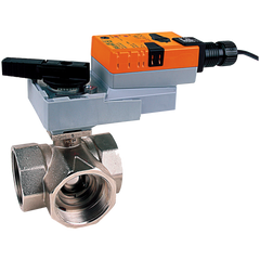 Belimo B350L+ARX24-MFT Ball Valve | 2" | 3 Way | 87 Cv | w/ Non-Spg | 24V | MFT  | Blackhawk Supply