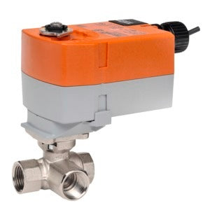 Belimo B310B+TFRB120-S CCV | 0.5" | 3 Way | 1.2 Cv | w/ Spg Rtn | 100-240V | On/Off | SW  | Blackhawk Supply