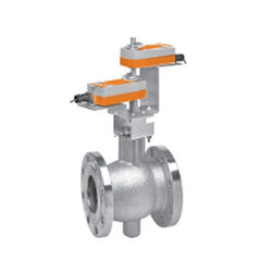 Belimo B6300VB-207+2*AFX24-MFT95-X1 VBall Valve | 3" | 2 Way | 207 Cv | w/ Spg Rtn | 24V | MFT  | Blackhawk Supply