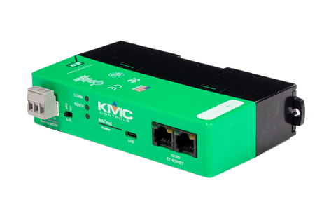 KMC BAC-5051AE Router: BACnet, IP/Dual Enet/Single MSTP  | Blackhawk Supply