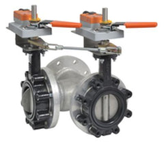 Belimo F7100HDU+2*GKX24-MFT-X1 Butterfly Valve | 4" | 3 Way | 600Cv | w/ Electronic Fail-Safe | 24V | MFT  | Blackhawk Supply