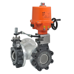 Belimo F7150-150SHP+SY4-220 Butterfly Valve | 6" | 3 Way | 1103 Cv | w/ Non-Spring | 230V | On/Off | SW | NEMA 4XH  | Blackhawk Supply