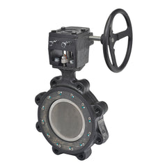 Belimo F6300-150SHP+GW17 Butterfly Valve | 12" | 2 Way | 4837Cv | w/ Gear Wheel  | Blackhawk Supply