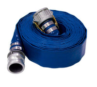 BLAY-150-CASS | 1-1/2 BLUE LAYFLAT+C-E CAMLOCK 50' ROLL | Buchanan Hose | SUCTION AND DISCHARGE | Blue Layflat Assembly | Midland Metal Mfg.