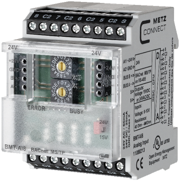 Contemporary Controls BMT-AI8 BACnet MS/TP 8 Resistance or Voltage Inputs  | Blackhawk Supply