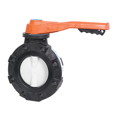 Hayward BYV44025A0NL000 2-1/2" Butterfly Valve w/GFPP Body; PP Disc; NITRILE liner & seals; lever operator  | Blackhawk Supply