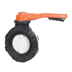 Hayward BYV44060A0EL000 6" Butterfly Valve w/GFPP Body; PP Disc; EPDM liner & seals; lever operator  | Blackhawk Supply