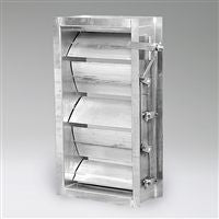 Ruskin CD102 Industrial Extruded Aluminum Airfoil Blade Control Damper  | Blackhawk Supply