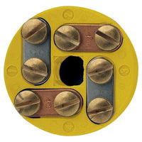 CH64-J | ROUND TERMINAL BLOCK,BLACK | Omega