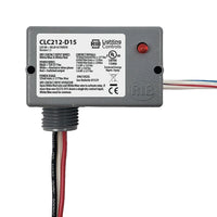 CLC212-D15 | Enclosed Light Controller Relay 10 Amp SPST, Separated Class 2 Dry Contact Input, 120-277 Vac Power, 15 Minute Delay. Recommended Switches: ACLCMAGDJ or ACLCMAGSM. | Functional Devices