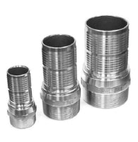 CNT-100CR-SS316 | 1 CRIMPLOK COMB NIPPLE THREADED SS316 | Midland Metal Mfg.