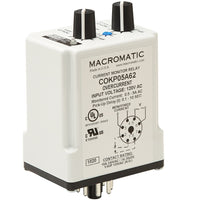 COKP05A68 | Current Monitor Relay | Plug-in | 0.5-5A | 24VAC | 10A SPDT | 0.1-10 Sec. pick-up & 100ms drop-out delay | Macromatic