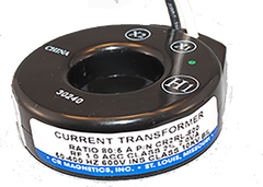 CR Magnetics CR5RL-500 AC Current Transformer | Commerical Grade | Donut Style | 2' Fly Leads 16AWG | 0 - 50 AAC Input Range | 0 - 5AAC Output Range | 1.56" ID  | Blackhawk Supply