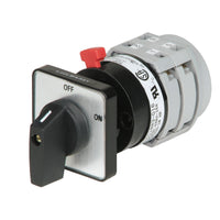 CS11191-G16-N22LBN | CS11191-G16-N22LBN - BTO On-Off Switch, Maintained 90 Degree, 1 Pole, 16A, IP20 Terminals 22.5mm Installation, No Front Plate, Lever Knob, Black | C3 Controls