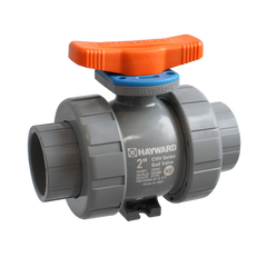 Hayward CVH2100A0FEKA00 1" CPVC CVH Series Ball Valve, Profile2 Ball, FLGD Ends,  EPDM Seals, Actuation Ready  | Blackhawk Supply