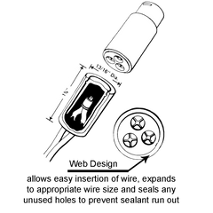 Spears DS-400 PRE-FILLED DRI-SPLICE CONNECTOR  | Blackhawk Supply