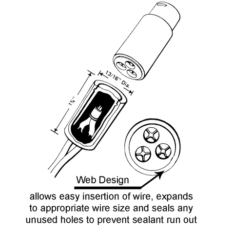 Spears DS-500 PRE-FILLED DRI-SPLICE WIRE CONNECTOR  | Blackhawk Supply