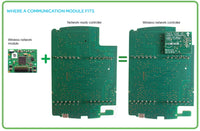 SE8350U5B00P | Low-Voltage Fan Coil Room Controller & Zone Controller: BACnet MS/TP, ZigBee Embedded, RH sensor, IP ready, PIR motion sensor, Silver Case/Fascia | Schneider Electric