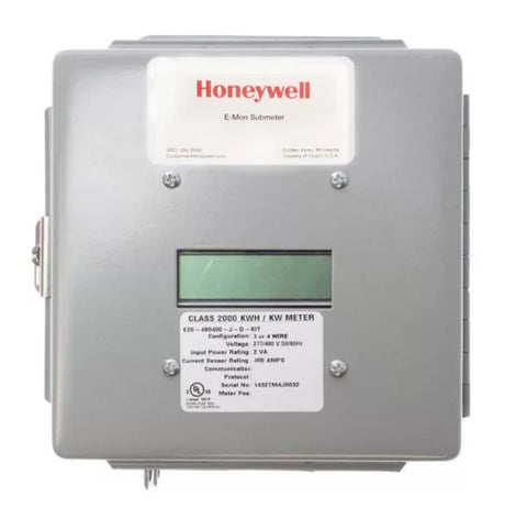 Honeywell E20-208400-RKIT Class 2000 Meter, 120/208-240V, 400A, NEMA 4X Enclosure, Pulse Output, 3 Split-Core Current Sensors with 2V Output  | Blackhawk Supply