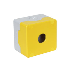 C3 Controls ECP1-A22H1 ECP1-A22H1 - Compact Control Station, IEC 22mm, Single Hole Assembly, Gray Cover  | Blackhawk Supply