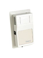 ETR102-TI | Room Temp Sensor: 1.8K Ohm Thermistor for Vista Compatibility, Override, Thermometer Indicator, SE Logo | Schneider Electric