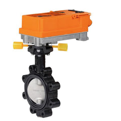 Belimo F6100L+JRXUP-MFT-T Butterfly Valve , 4", 2-way, ANSI Class 125, Cv 798 Actuator AC 24...240 V / DC 24...125 V, BACnet MS/TP, Modbus RTU, MP-Bus, 35 s (20...120 s), 2x SPDT, IP66/67, F07 (F05 only with accessory)  | Blackhawk Supply