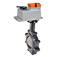 Belimo F6125HD+DRCX120-3 Butterfly Valve | 5" | 2 Way | 1022 Cv | w/ Non-Spring | 120V | Floating Point  | Blackhawk Supply