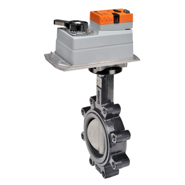 Belimo F6100HD+DRX24-MFT-T Butterfly Valve | 4" | 2 Way | 600Cv | w/ Non-Spring | 24V | MFT  | Blackhawk Supply