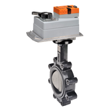 Belimo F6100HD+DKRX24-MFT-T Butterfly Valve | 4" | 2 Way | 600Cv | w/ Electronic Fail-Safe | 24V | MFT  | Blackhawk Supply