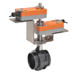 Belimo F665VIC+2*AFX24-MFT-X1 Butterfly Valve | 2.5" | 2 Way | 260Cv | w/ Spring Return | 24V | MFT  | Blackhawk Supply