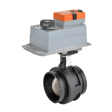 Belimo F6100VIC+DRX24-MFT-T Butterfly Valve | 4" | 2 Way | 820 Cv | w/ Non-Spring | 24V | MFT  | Blackhawk Supply