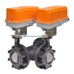 Belimo F765-150SHP+2*GMB24-MFT-T-X1 N4H Butterfly Valve | 2.5" | 3 Way | 146 Cv | w/ Non-Spring | 24V | MFT | NEMA 4H | WITH HEATER OPTION  | Blackhawk Supply