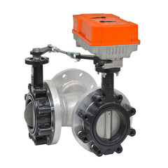 Belimo F7300L+PRBUP-MFT-T Butterfly Valve,12",3 Way,8250Cv,w/ Non-Spring,24 to 240V (UP),MFT  | Blackhawk Supply