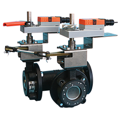 Belimo F750-300SHP+2*GMX24-MFT-X1 Butterfly Valve | 2" | 3 Way | 100Cv | w/ Non-Spring | 24V | MFT  | Blackhawk Supply