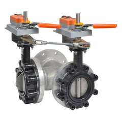 Belimo F7100-300SHP+2*GKX24-MFT-X1 Butterfly Valve | 4" | 3 Way | 435Cv | w/ Electronic Fail-Safe | 24V | MFT  | Blackhawk Supply